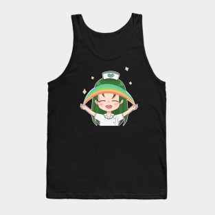 Rainbows! Nurse Mori Anime Character Tank Top